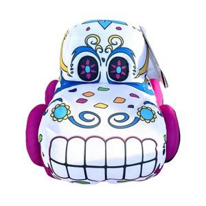Disney Parks Coco Day of The Dead Skull Sugar Car Plush